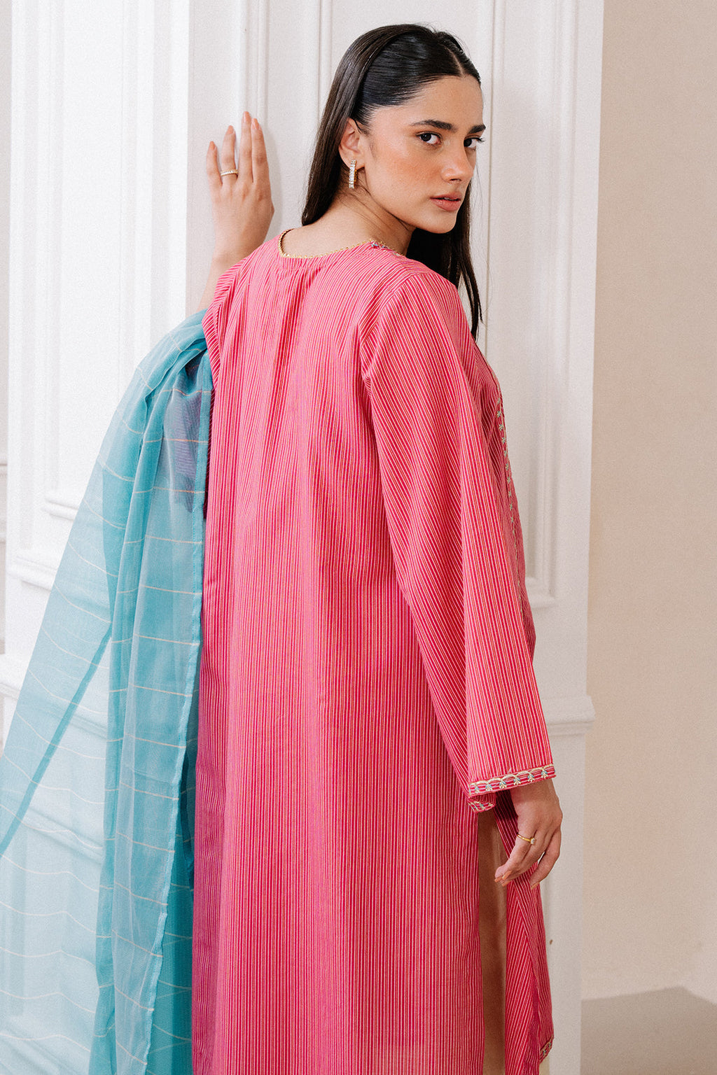 Zellbury | Summer Pret | Embroidered Kurta Dupatta - 1983 - Libasekhas