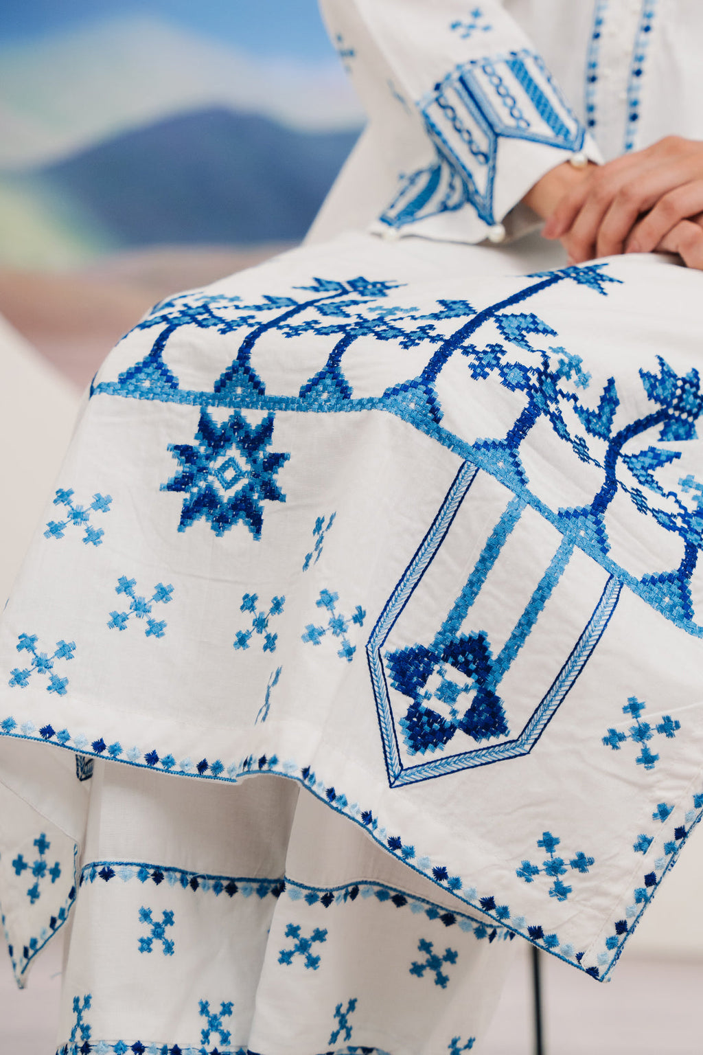 Zellbury | Summer Pret | Embroidered Kurta Trouser - 1984 - Libasekhas
