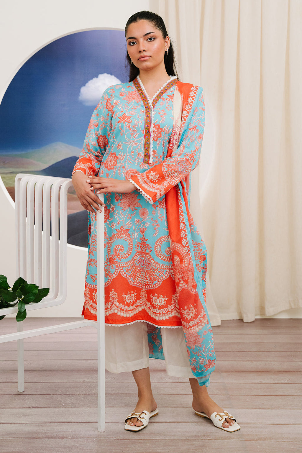 Zellbury | Summer Pret | Kurta Dupatta - 2060 - Libasekhas