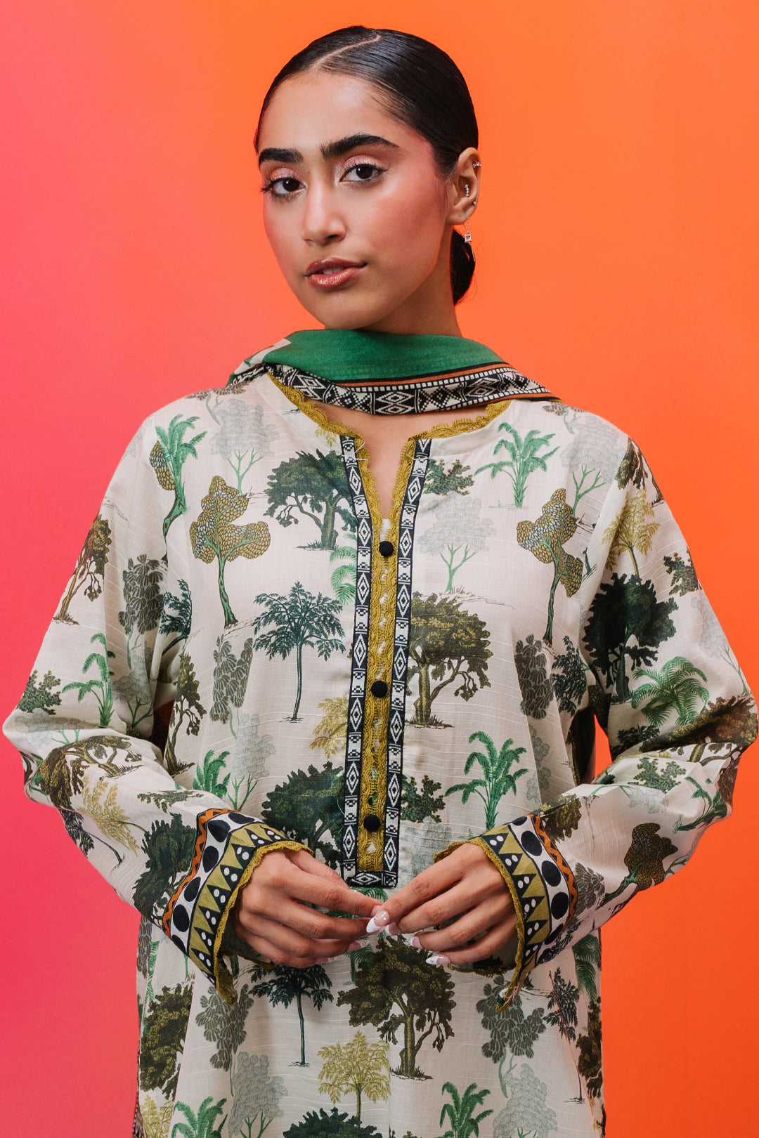 Zellbury | Summer Pret | Kurta Dupatta - 2062 - Libasekhas