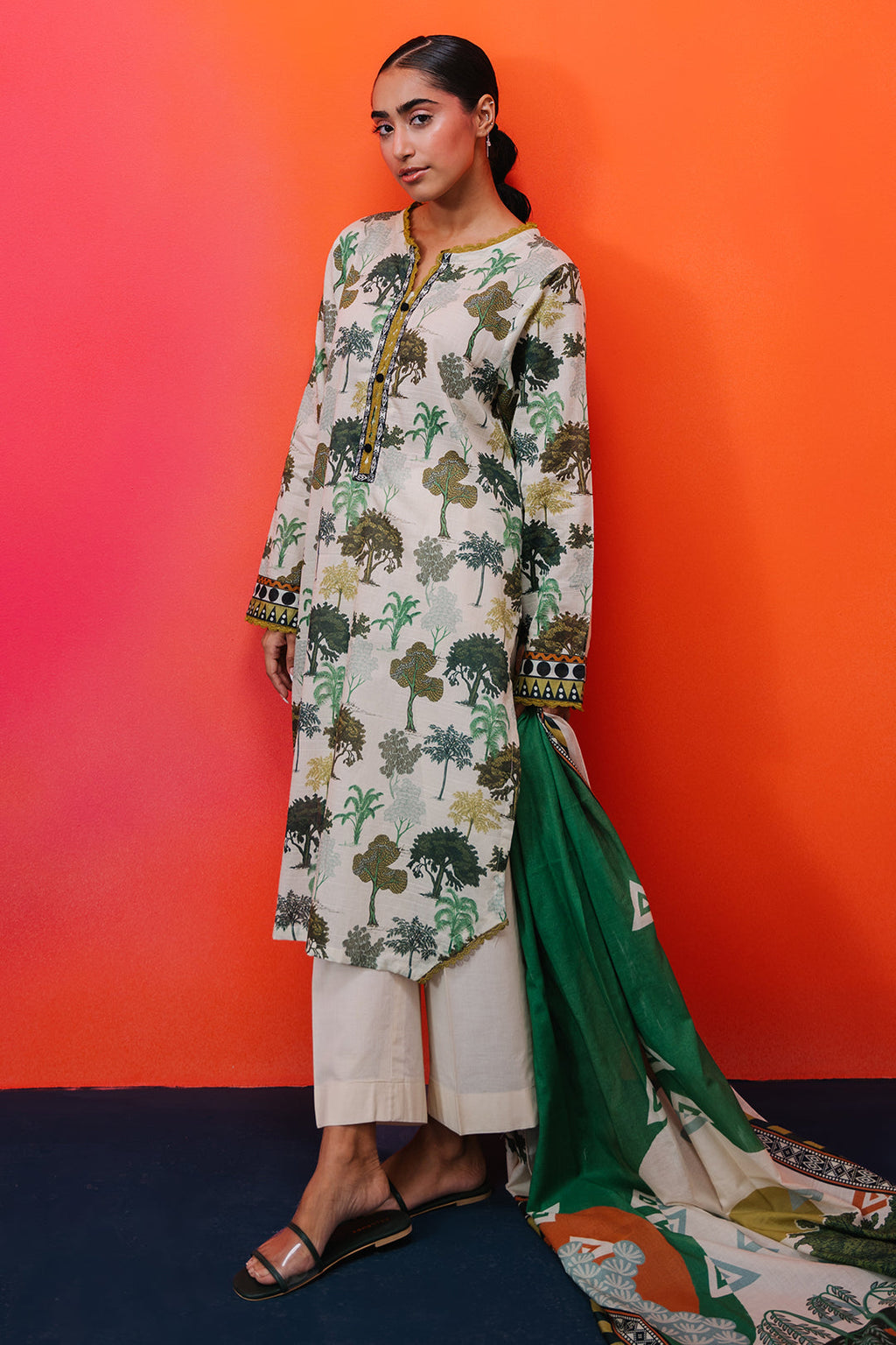 Zellbury | Summer Pret | Kurta Dupatta - 2062 - Libasekhas