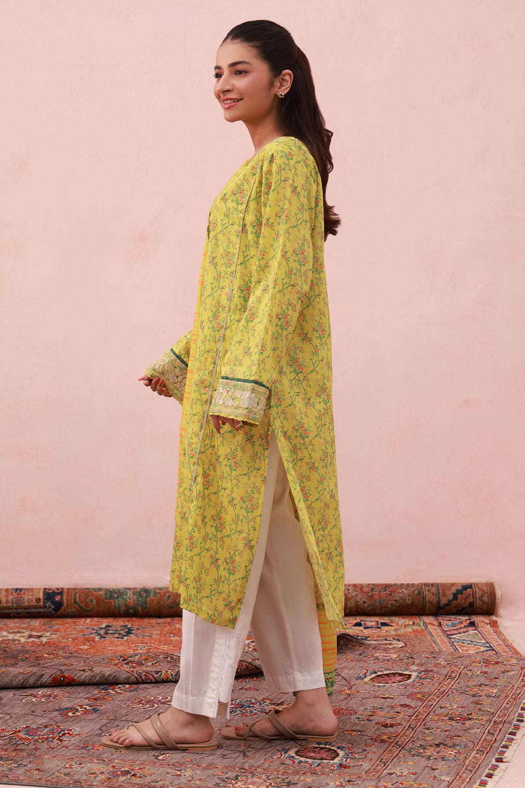 Zellbury | Summer Pret | Embroidered Kurta Dupatta - 2074 - Libasekhas