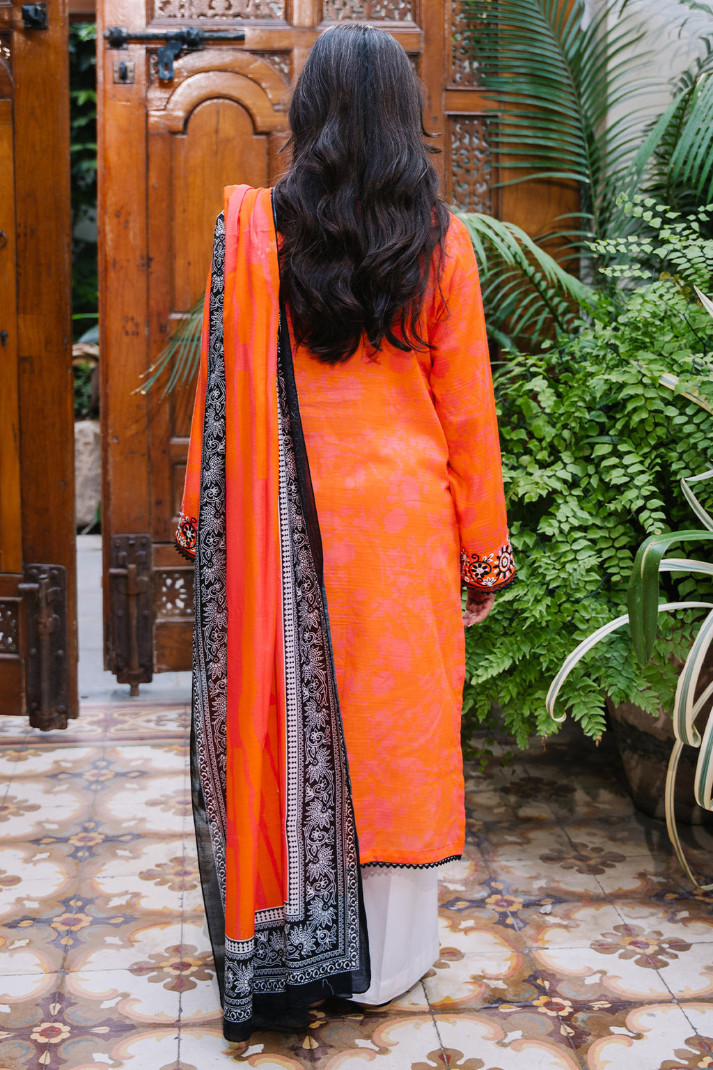 Zellbury | Summer Pret | Embroidered Kurta Dupatta - 2077 - Libasekhas