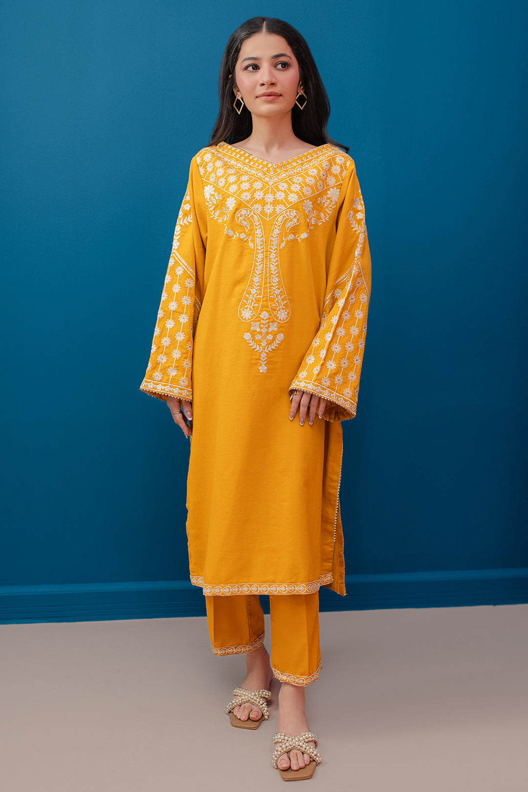 Zellbury | Summer Pret | Embroidered Kurta Trouser - 2122 - Libasekhas