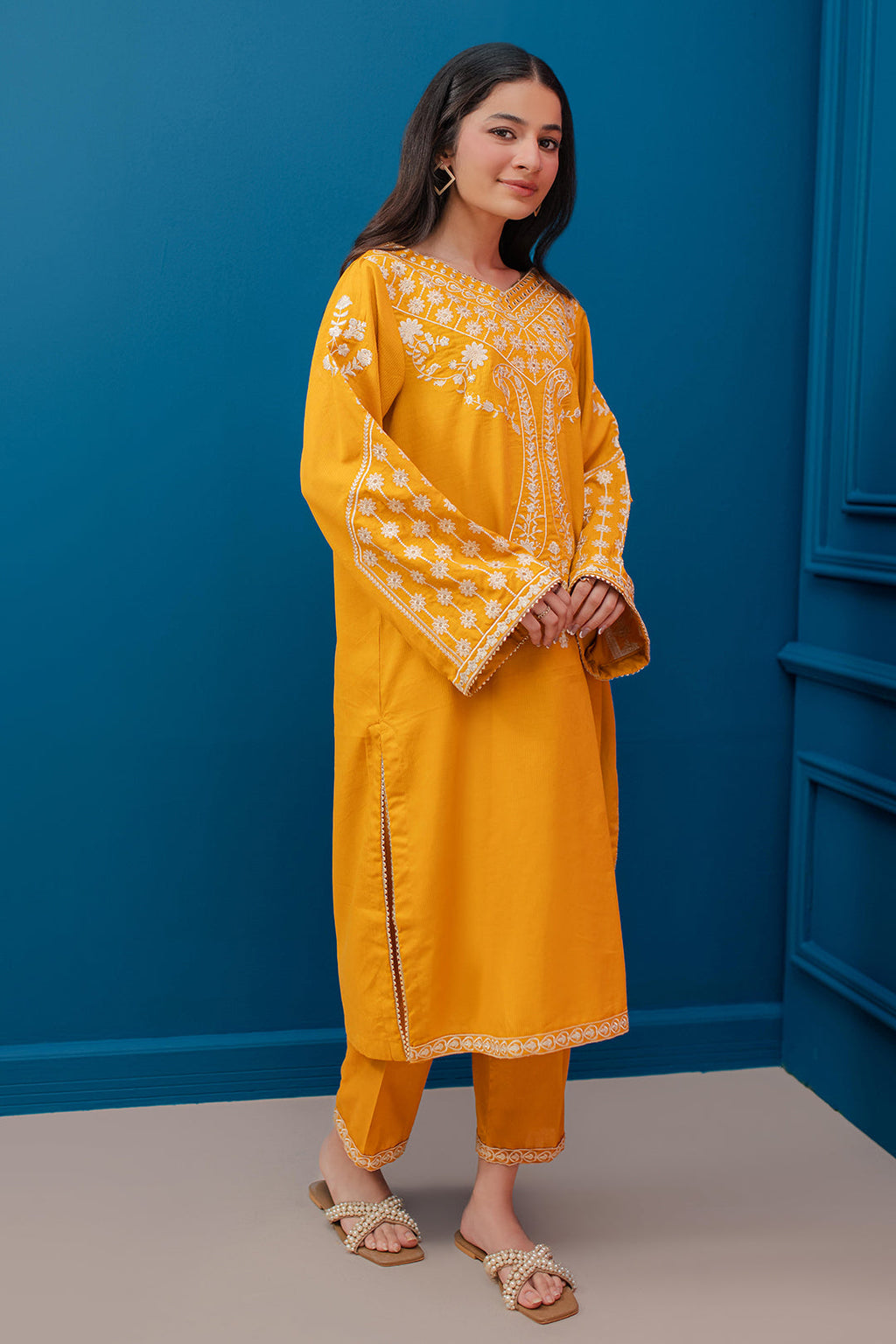 Zellbury | Summer Pret | Embroidered Kurta Trouser - 2122 - Libasekhas