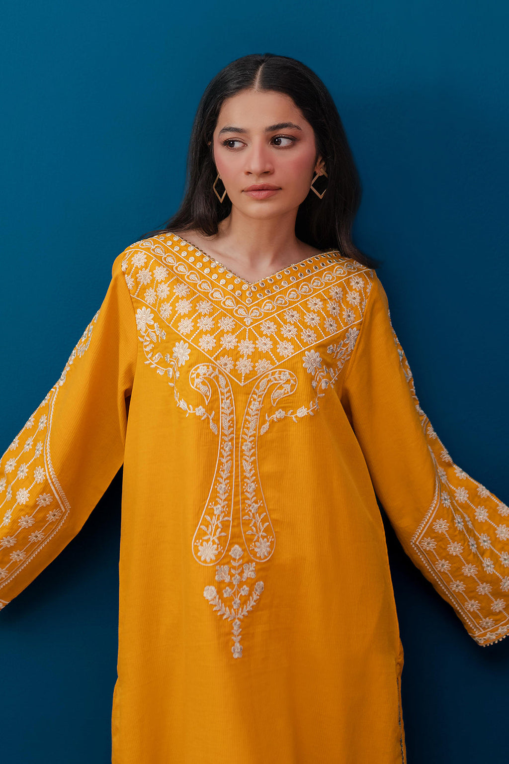 Zellbury | Summer Pret | Embroidered Kurta Trouser - 2122 - Libasekhas