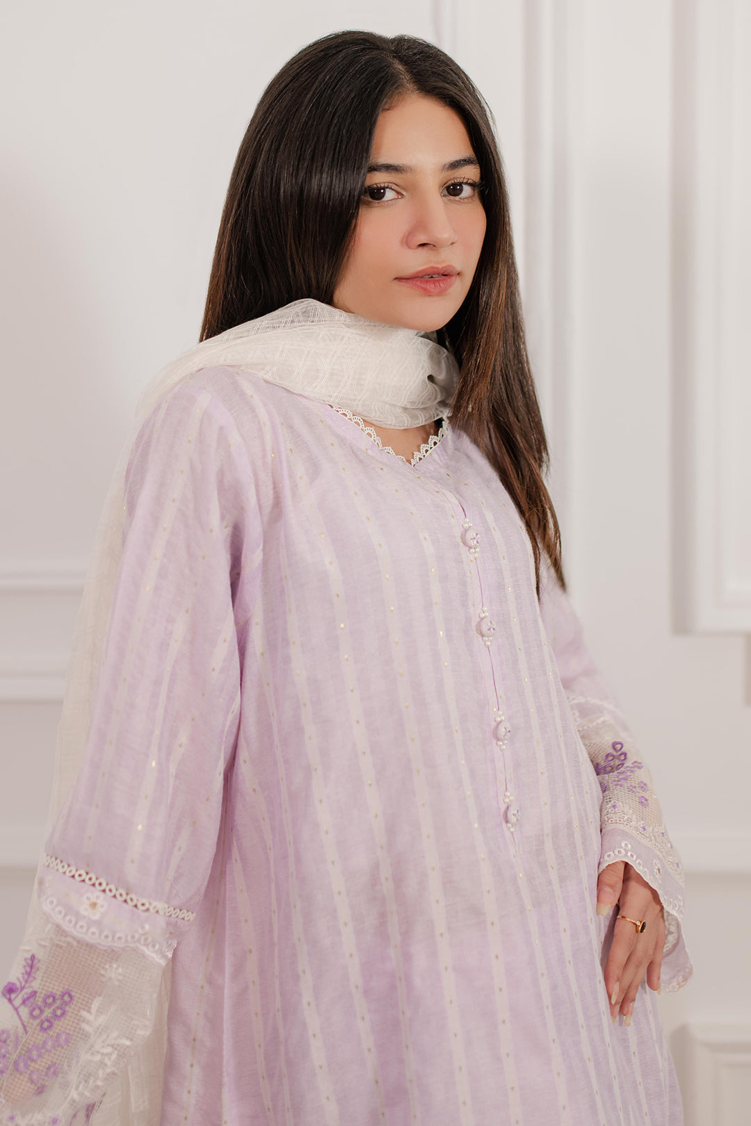 Zellbury | Summer Pret | Embroidered Kurta Dupatta Trouser - 2000 - Libasekhas