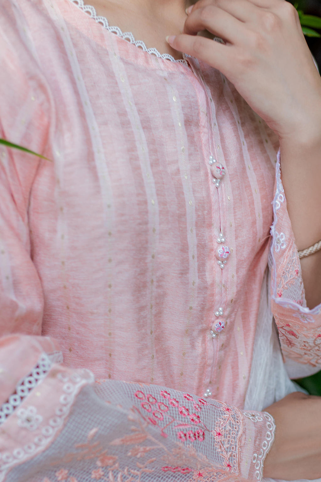 Zellbury | Summer Pret | Embroidered Kurta Dupatta Trouser - 2001 - Libasekhas