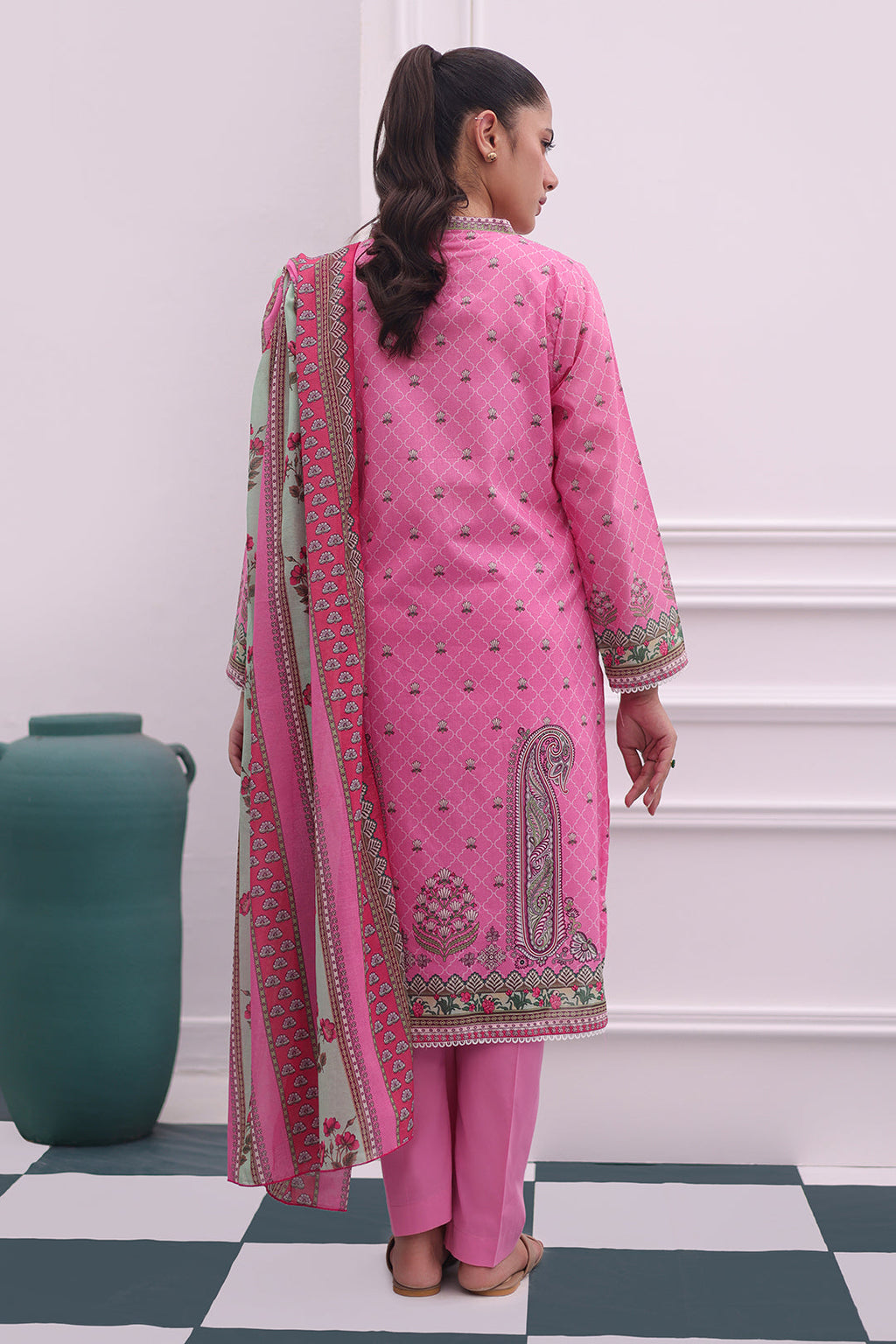 Zellbury | Summer Pret | Kurta Dupatta Trouser - 2106 - Libasekhas