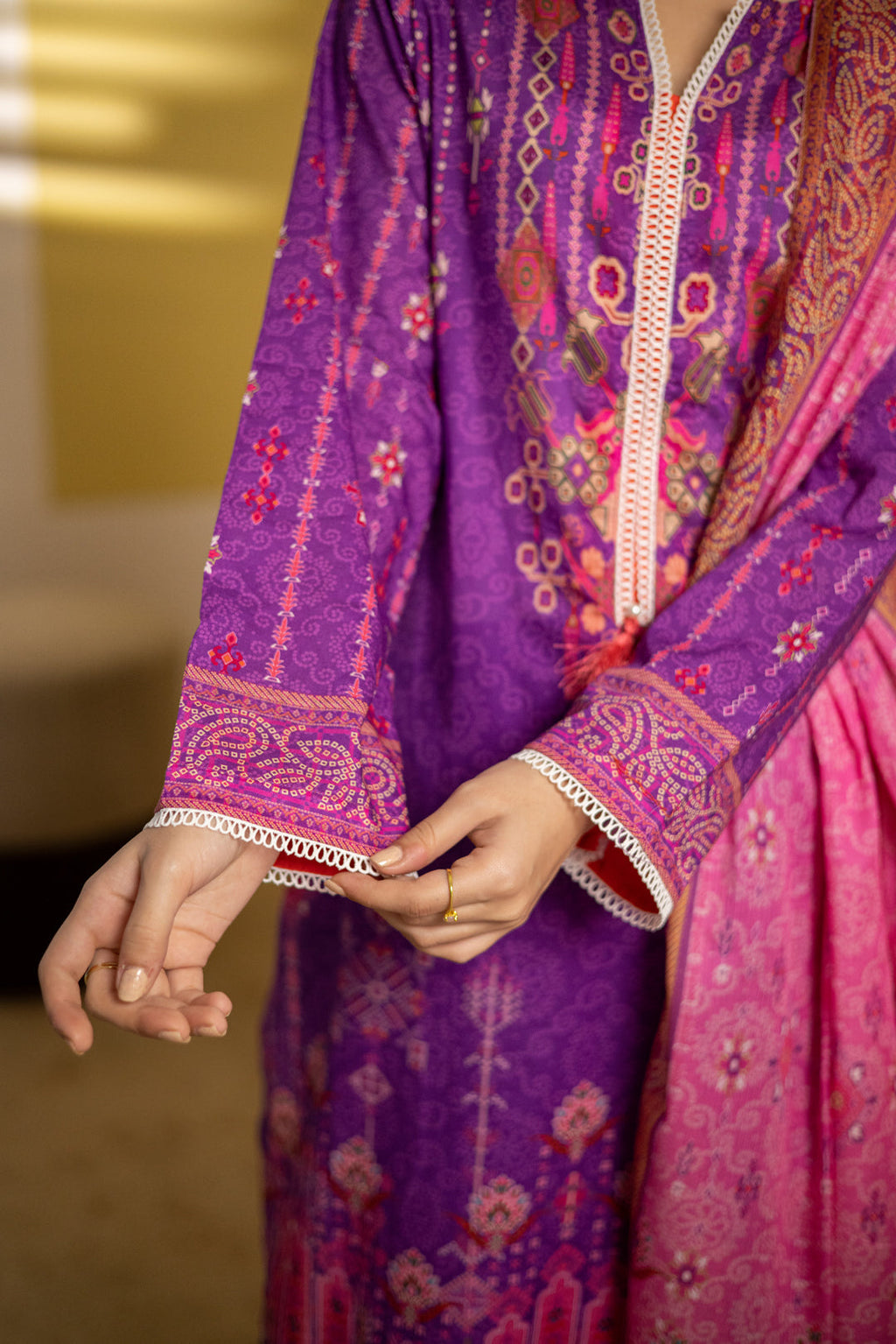 Zellbury | Summer Pret | Kurta Dupatta Trouser - 2110 - Libasekhas