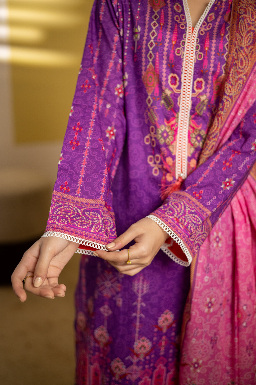 Zellbury | Summer Pret | Kurta Dupatta Trouser - 2110 - Libasekhas