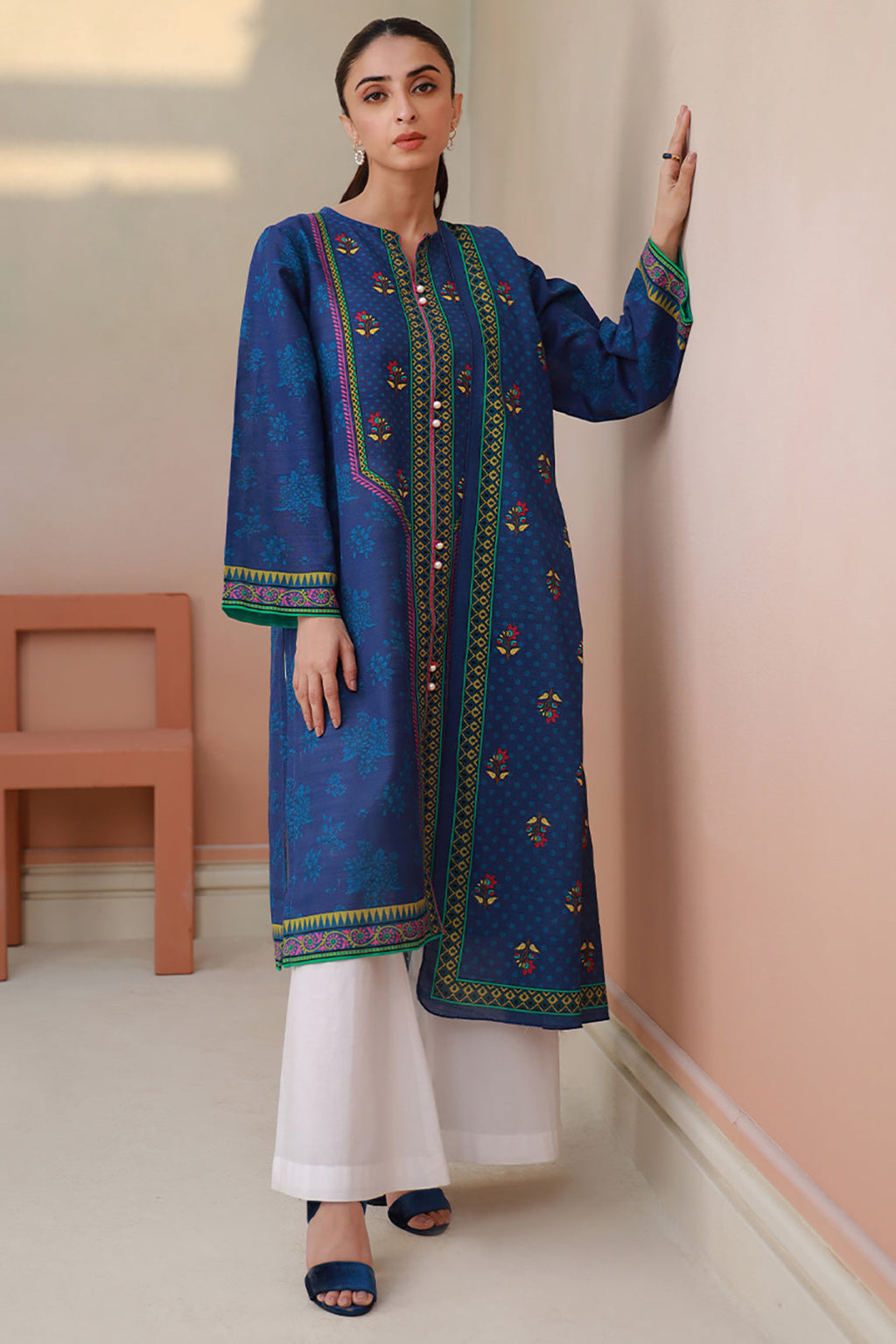 Zellbury | Winter Pret | Kurta Dupatta - 1523 - Libasekhas