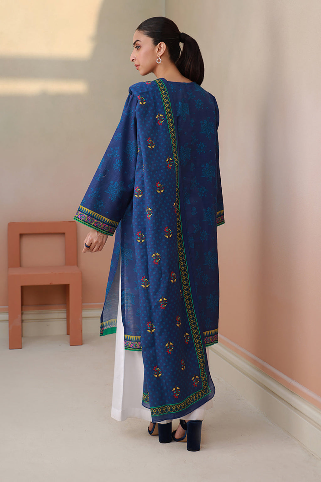 Zellbury | Winter Pret | Kurta Dupatta - 1523 - Libasekhas