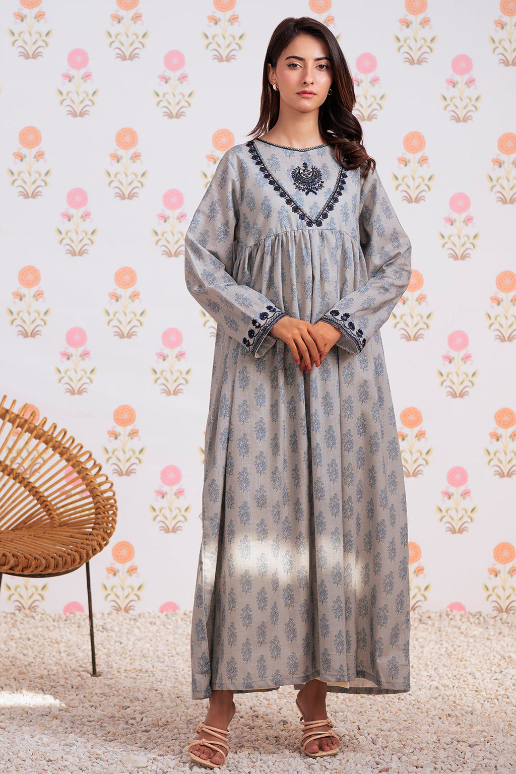 Zellbury | Winter Pret | Embroidered Kurta - 2909 - Libasekhas