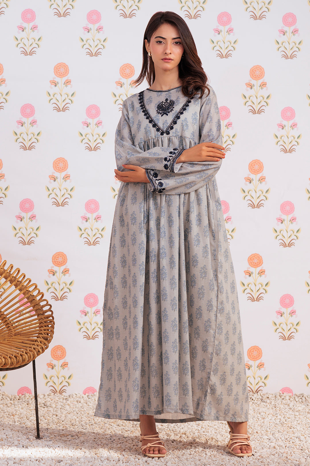 Zellbury | Winter Pret | Embroidered Kurta - 2909 - Libasekhas