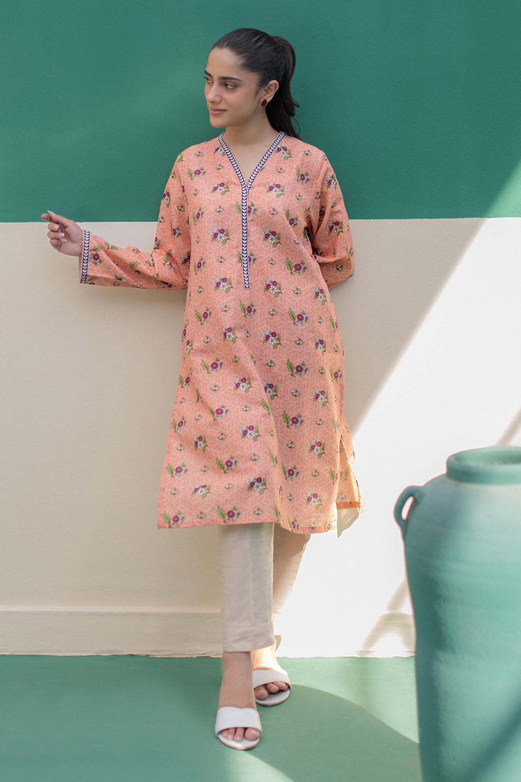 Zellbury | Winter Pret | Kurta - 3046 - Libasekhas