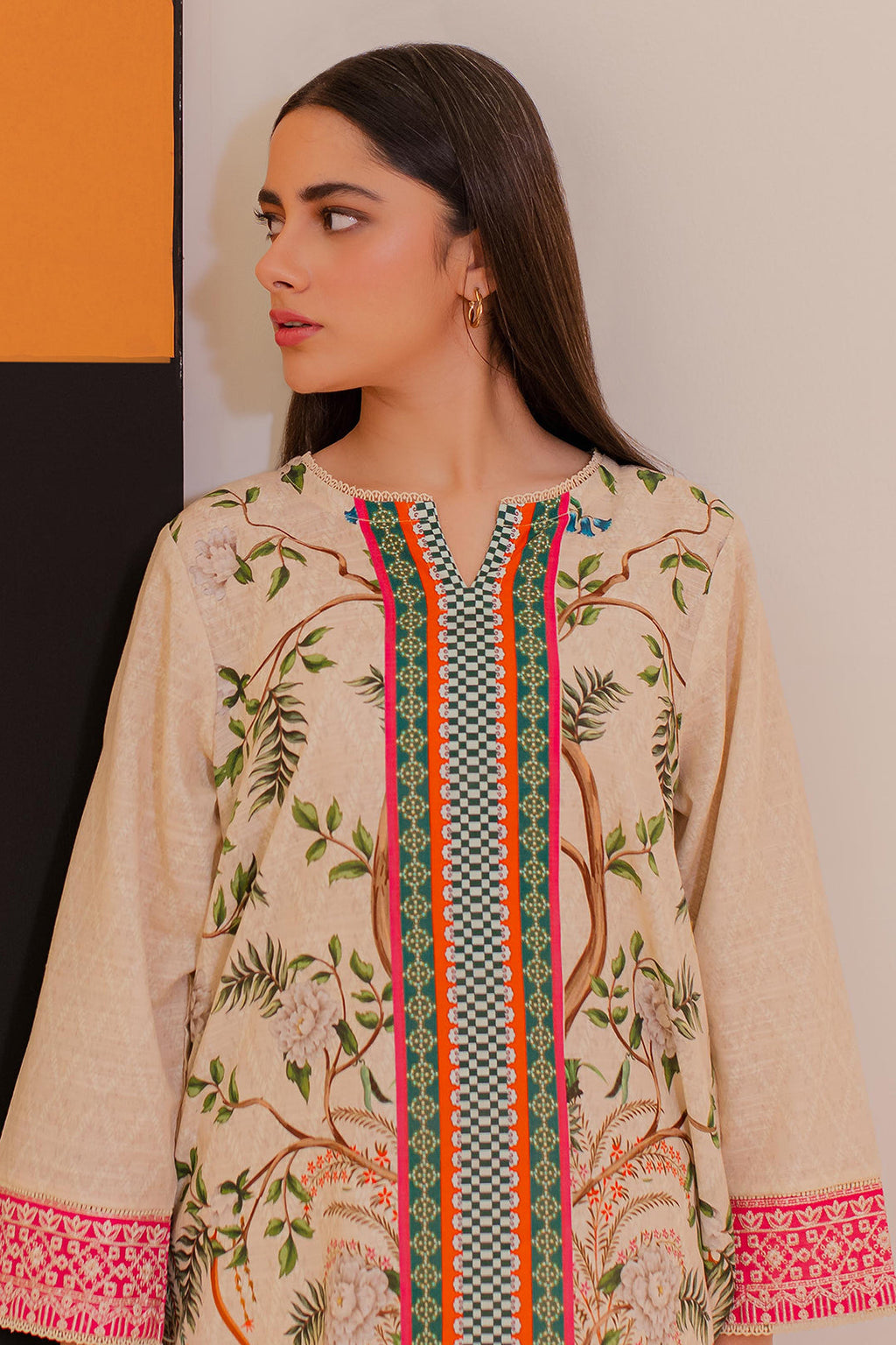 Zellbury | Winter Pret | Embroidered Kurta - 3052 - Libasekhas