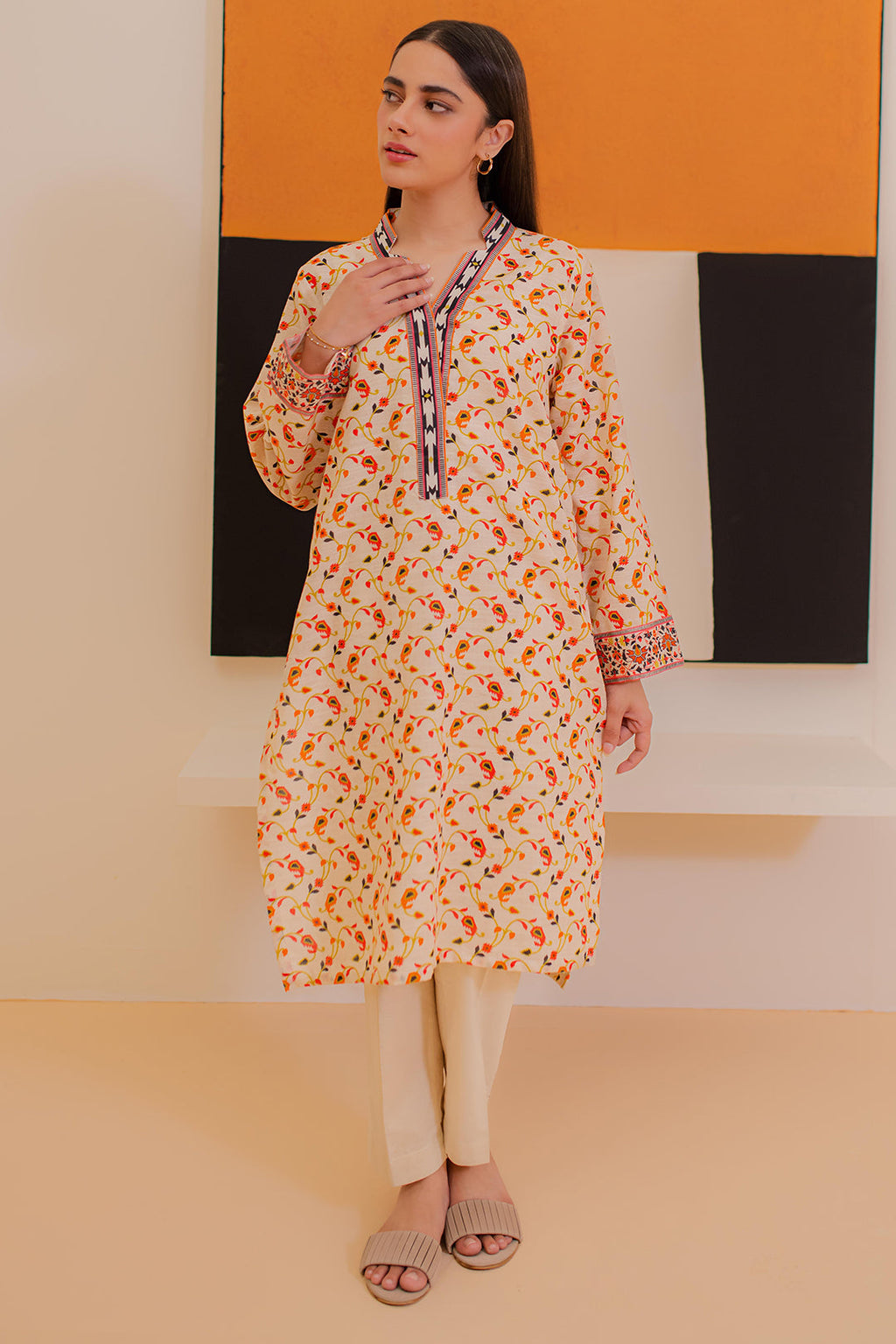 Zellbury | Winter Pret | Kurta - 3078 - Libasekhas