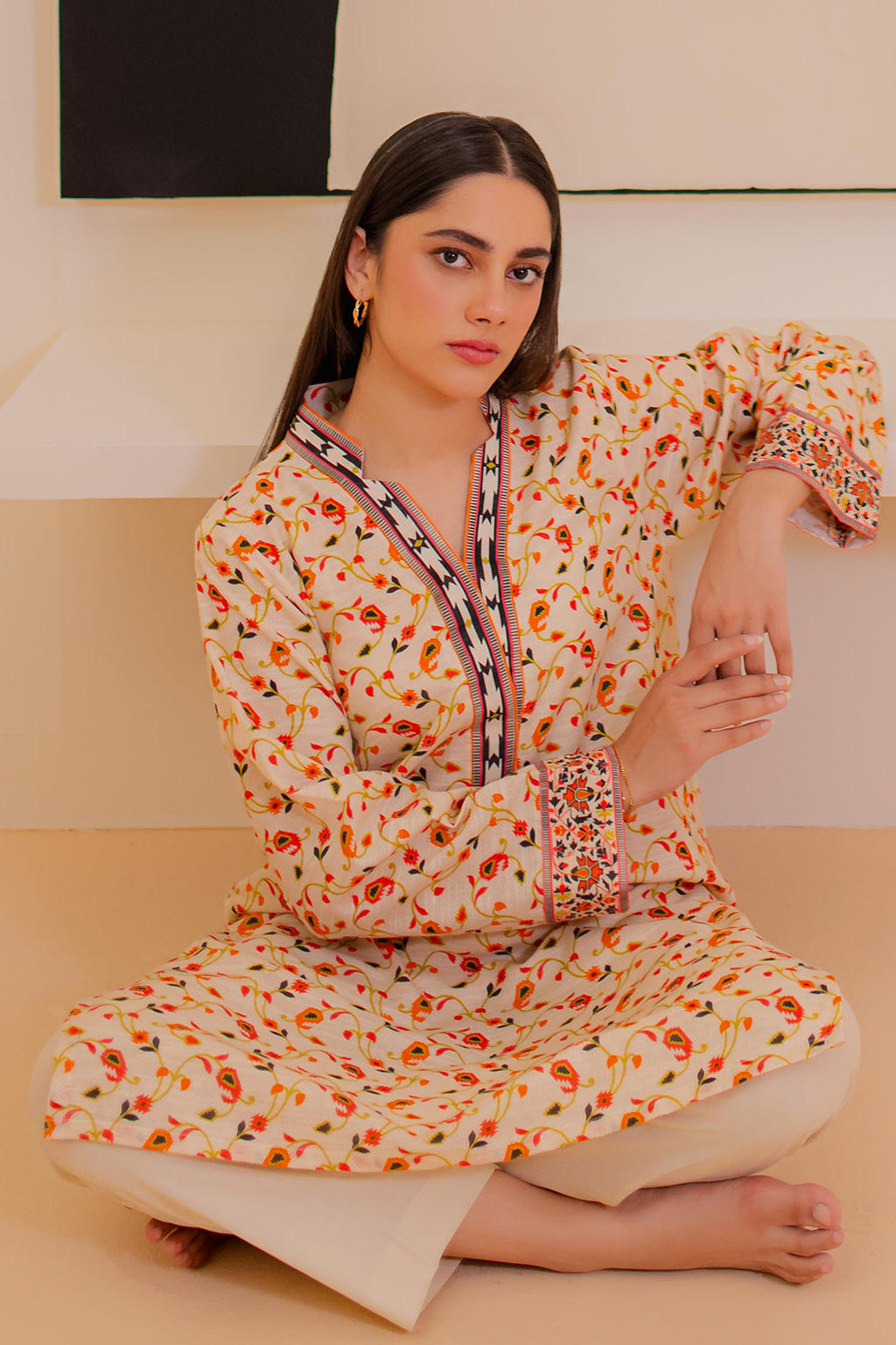 Zellbury | Winter Pret | Kurta - 3078 - Libasekhas