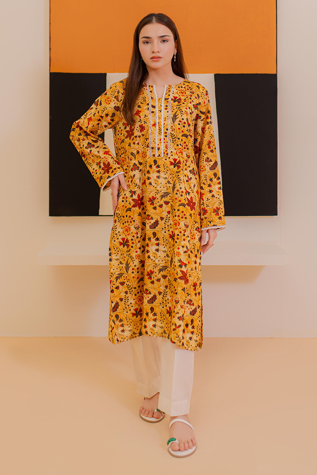 Zellbury | Winter Pret | Kurta - 3079 - Libasekhas