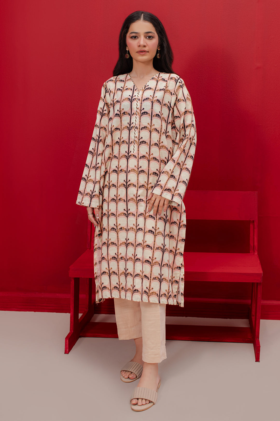 Zellbury | Winter Pret | Kurta - 3122 - Libasekhas