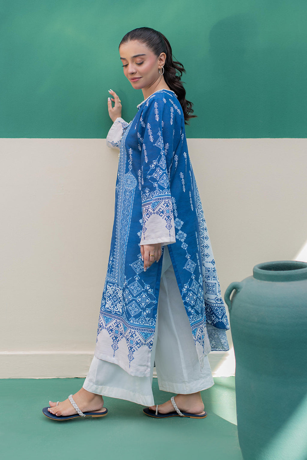 Zellbury | Winter Pret | Kurta Dupatta - 2980 - Libasekhas