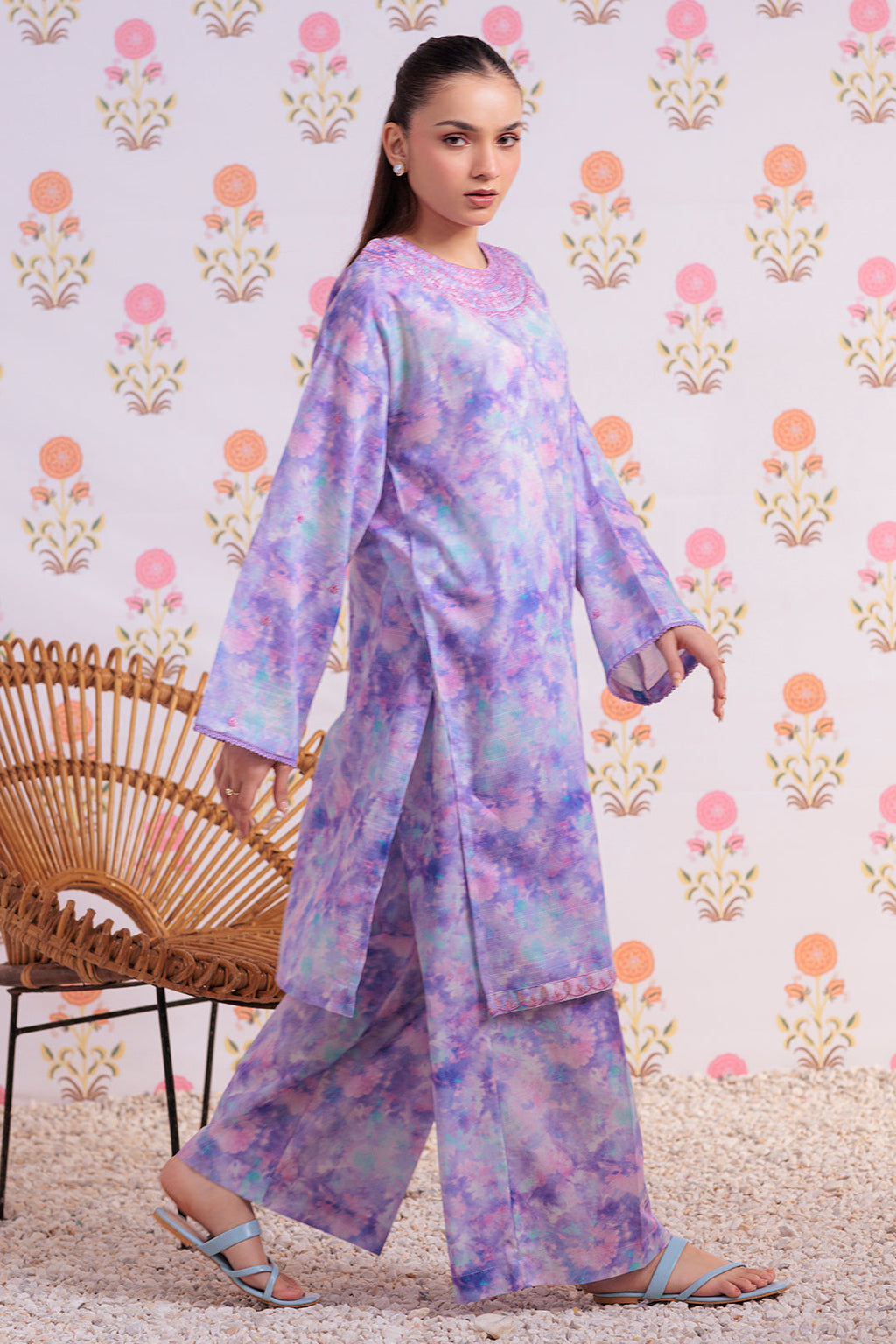Zellbury | Summer Pret | Embroidered Kurta Trouser - 3000 - Libasekhas