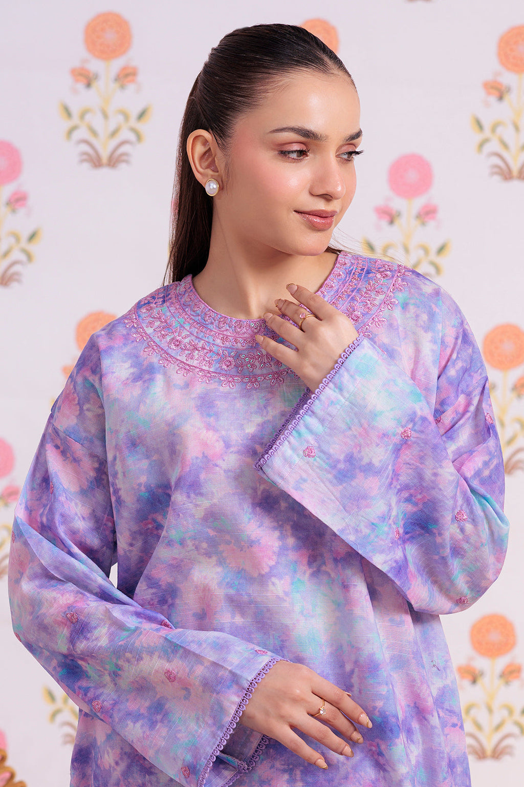 Zellbury | Summer Pret | Embroidered Kurta Trouser - 3000 - Libasekhas
