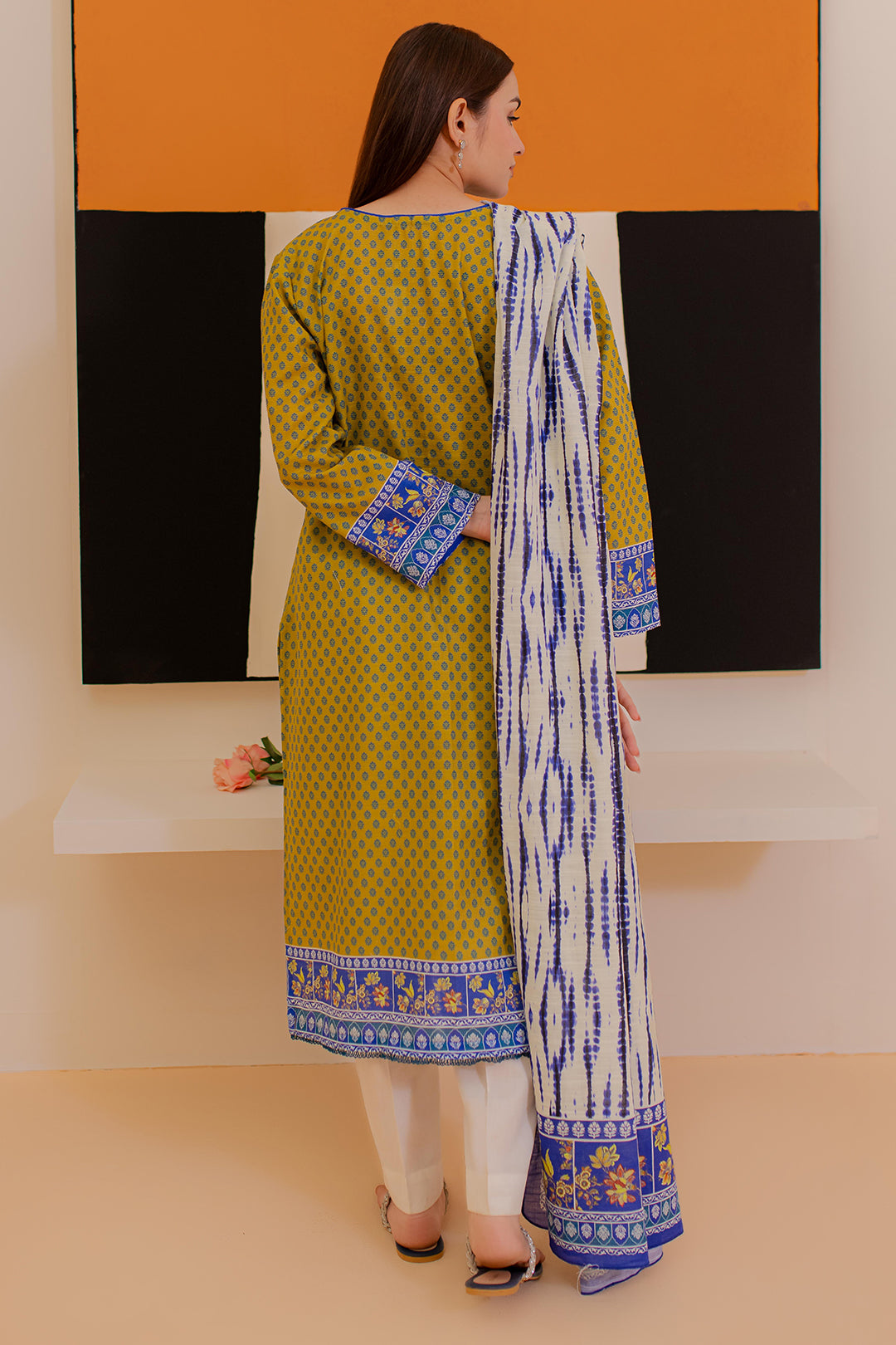Zellbury | Winter Pret | Kurta Dupatta - 3032 - Libasekhas