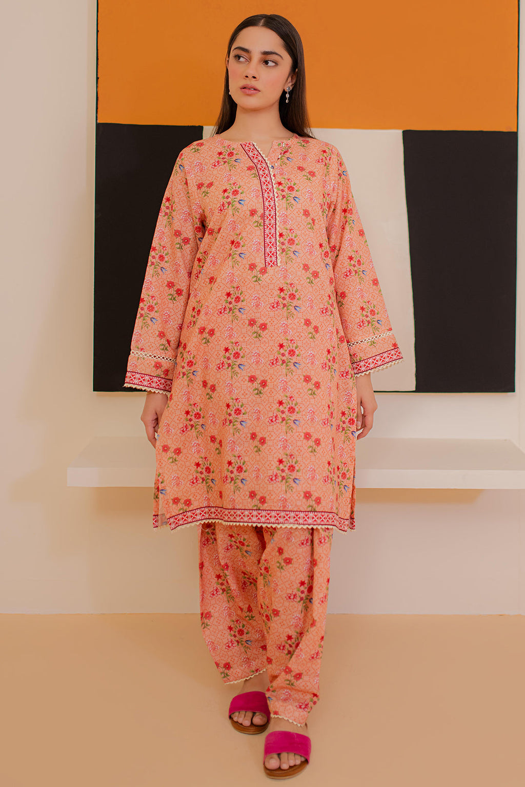Zellbury | Winter Pret | Kurta Trouser - 3166 - Libasekhas