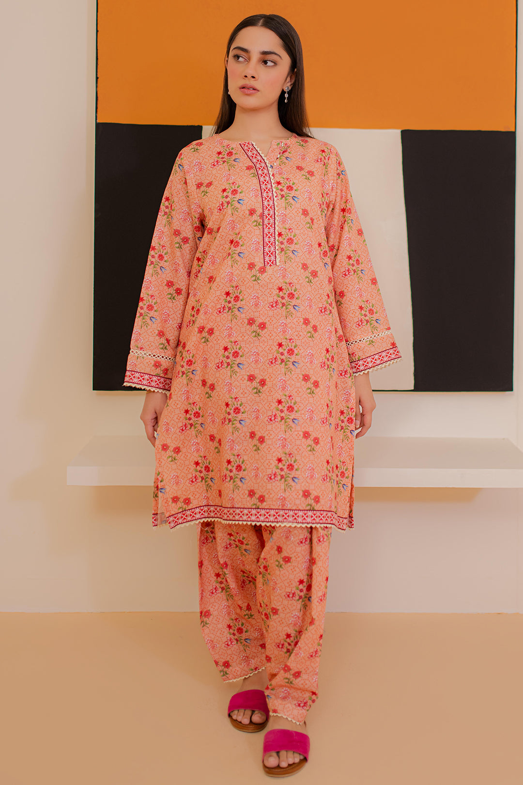 Zellbury | Winter Pret | Kurta Trouser - 3166 - Libasekhas
