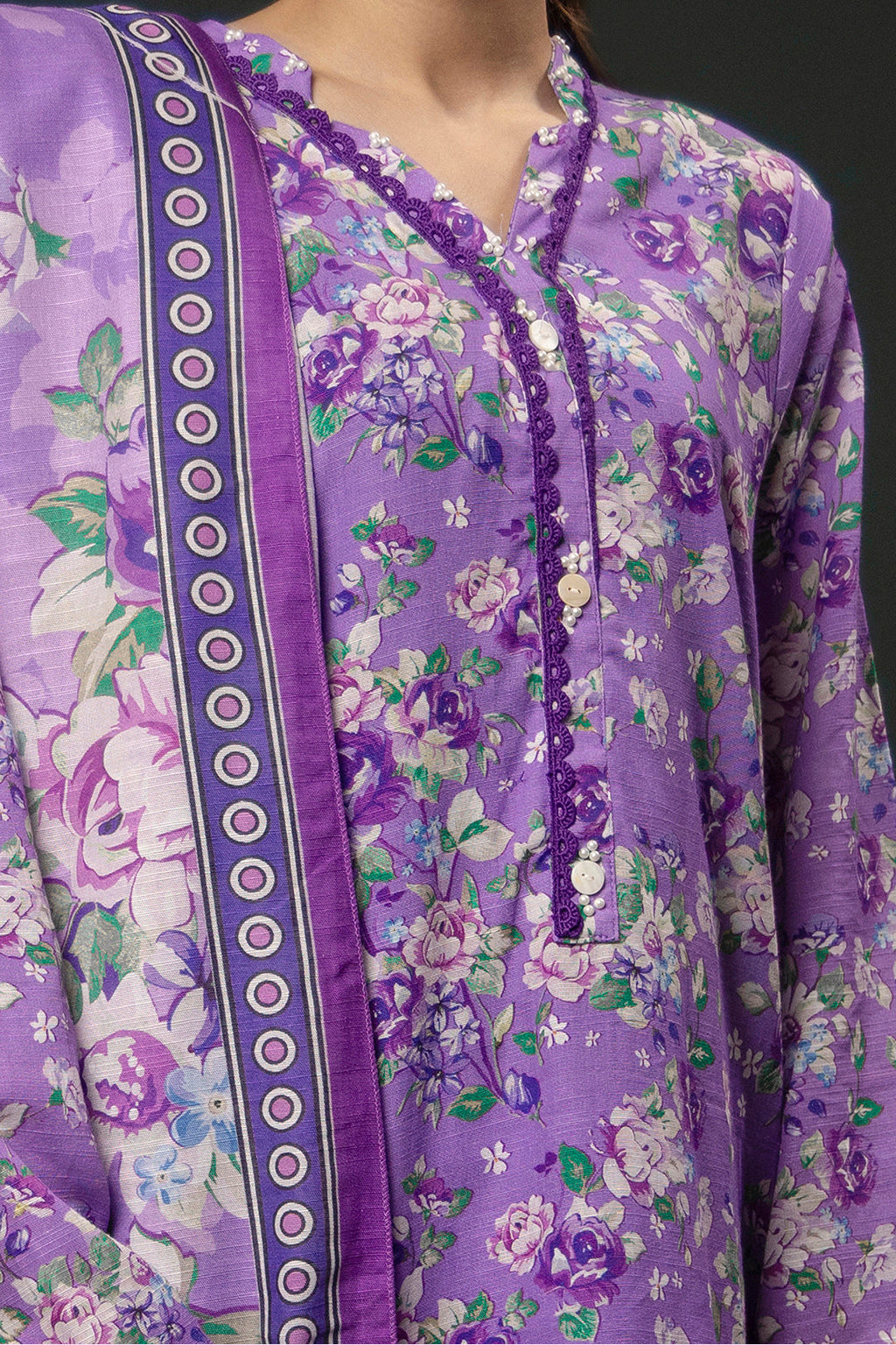 Zellbury | Winter Pret | Kurta Dupatta Trouser - 2948 - Libasekhas