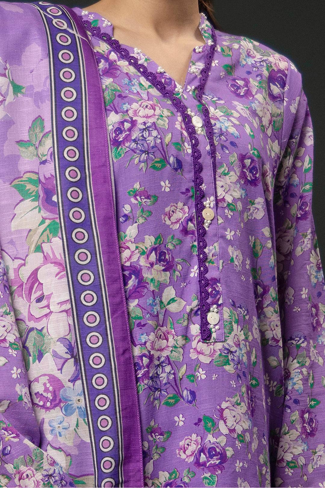 Zellbury | Winter Pret | Kurta Dupatta Trouser - 2948 - Libasekhas