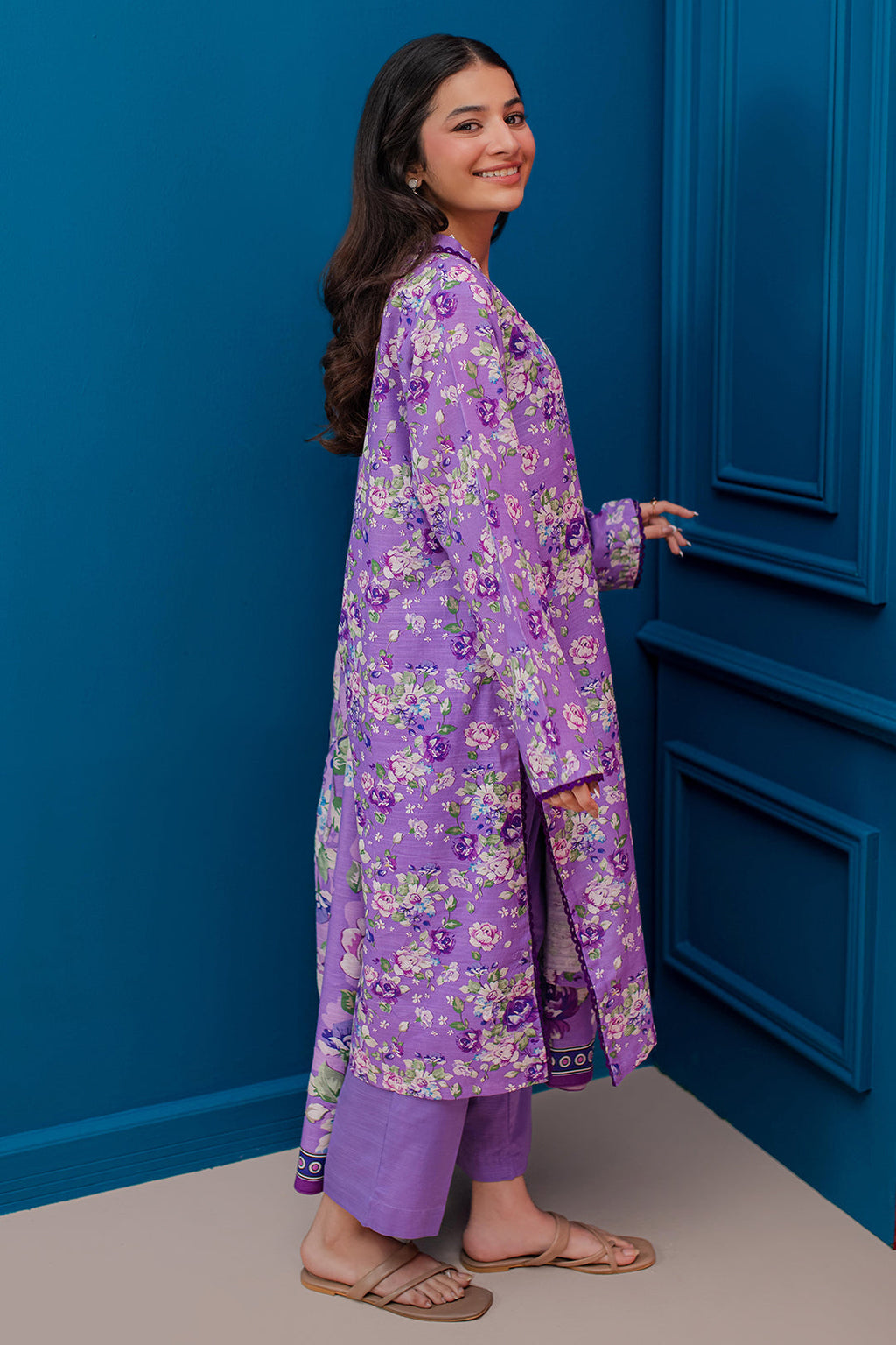 Zellbury | Winter Pret | Kurta Dupatta Trouser - 2948 - Libasekhas