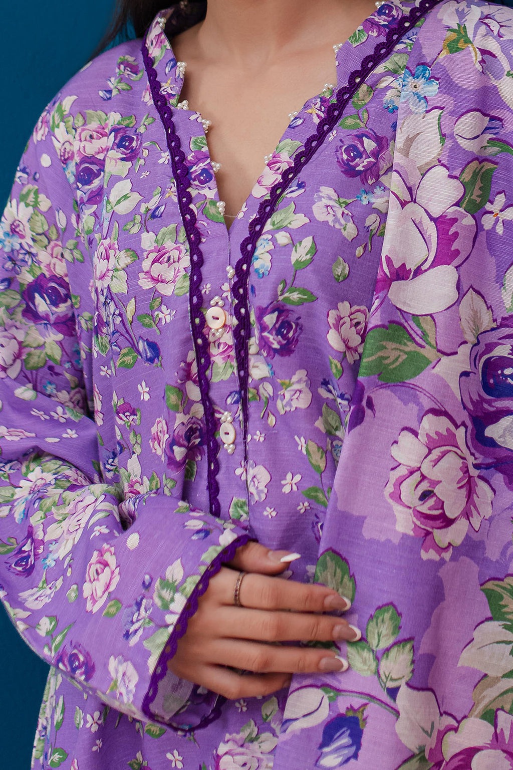 Zellbury | Winter Pret | Kurta Dupatta Trouser - 2948 - Libasekhas