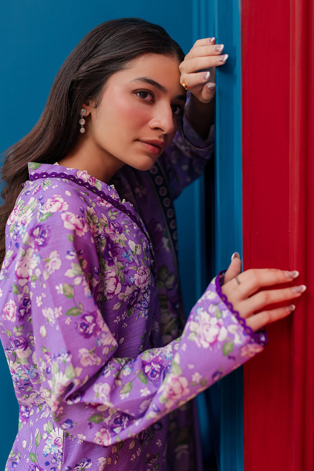 Zellbury | Winter Pret | Kurta Dupatta Trouser - 2948 - Libasekhas