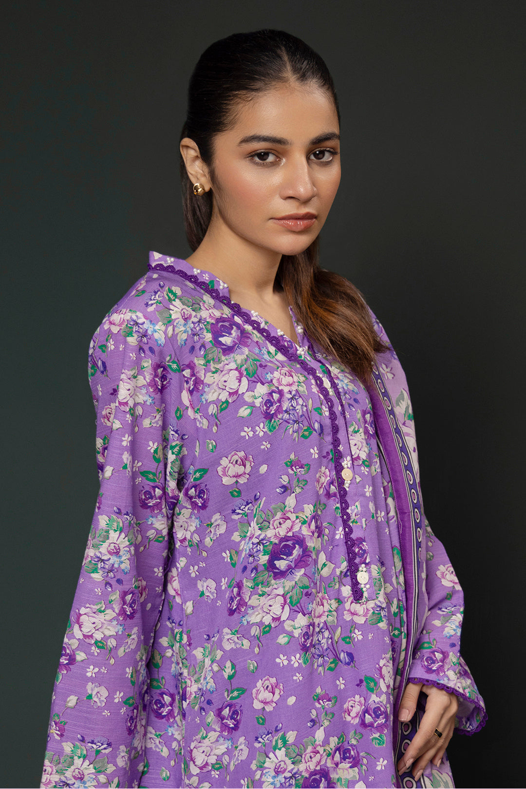 Zellbury | Winter Pret | Kurta Dupatta Trouser - 2948 - Libasekhas