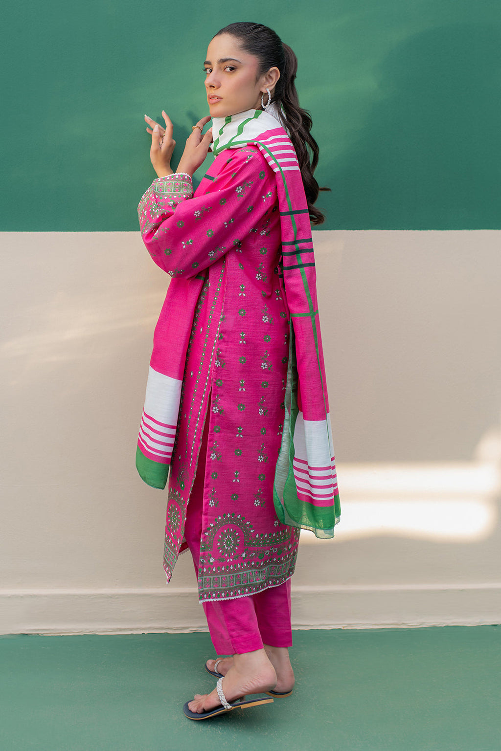 Zellbury | Winter Pret | Kurta Dupatta Trouser - 2949 - Libasekhas