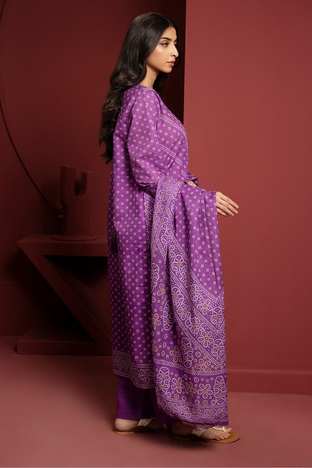 Zellbury | Winter Pret | Kurta Dupatta Trouser - 3072 - Libasekhas
