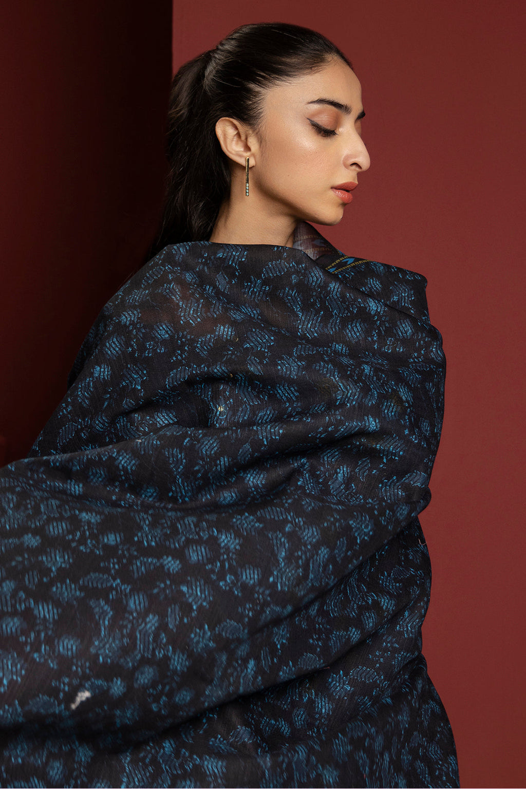 Zellbury | Winter Pret | Kurta Dupatta Trouser - 3115 - Libasekhas