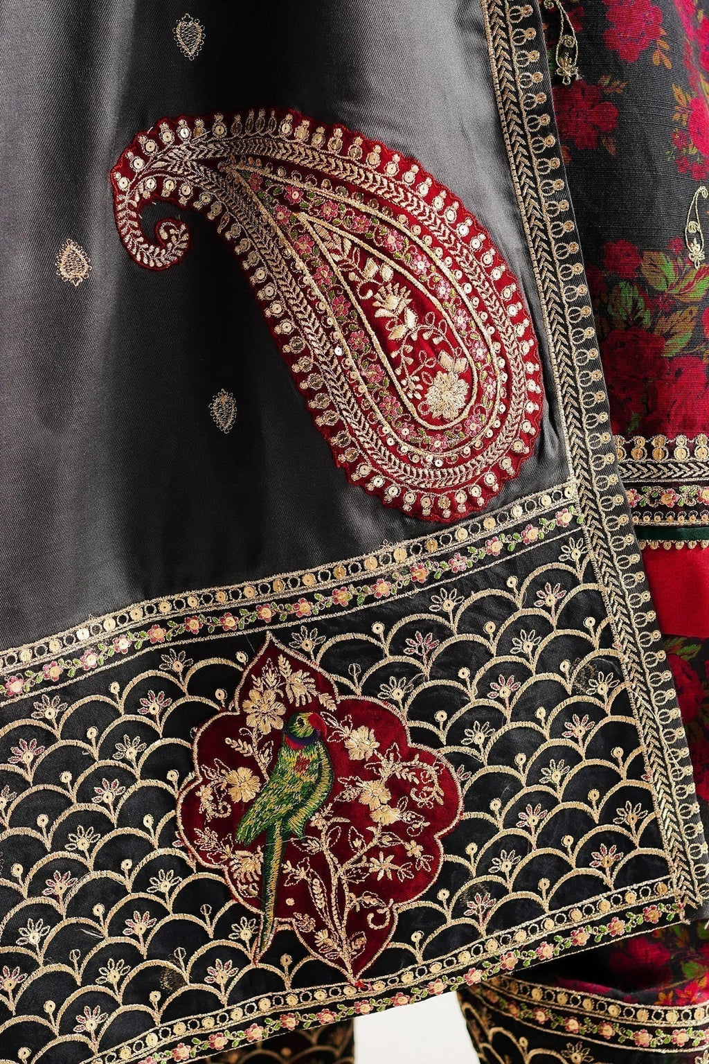Zara ShahJahan | Winter Shawl 23 | WS23-D3 - House Of Anaya