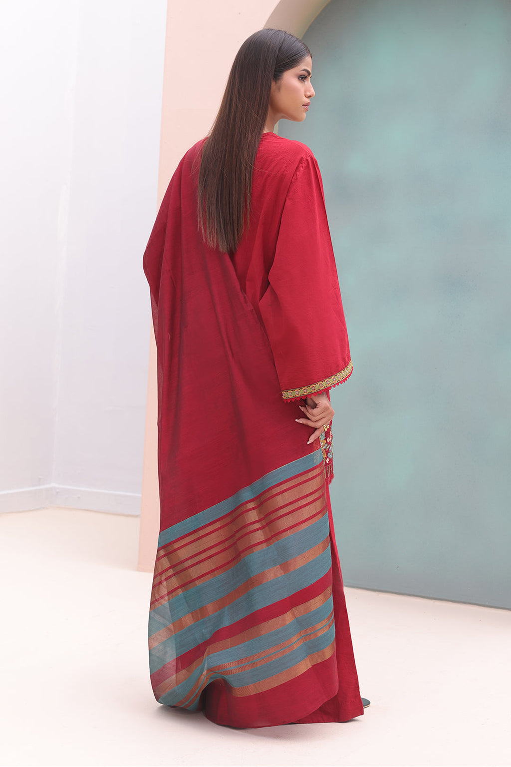 Zellbury | Unstitched 3 Piece Cambric | Embroidered Shirt Shalwar Dupatta - 0083 - Libasekhas