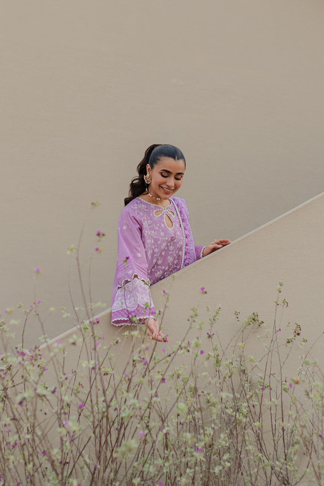 Zellbury | Unstitched 3 Piece Chikankari | Embroidered Shirt Shalwar Dupatta - 0703 - Libasekhas
