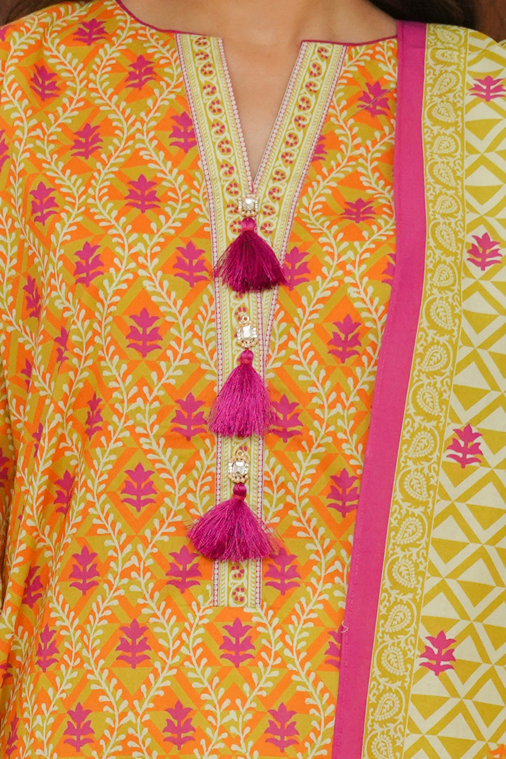 Zellbury | Unstitched 2 Piece Cambric | Shirt Dupatta - 0005 - Libasekhas