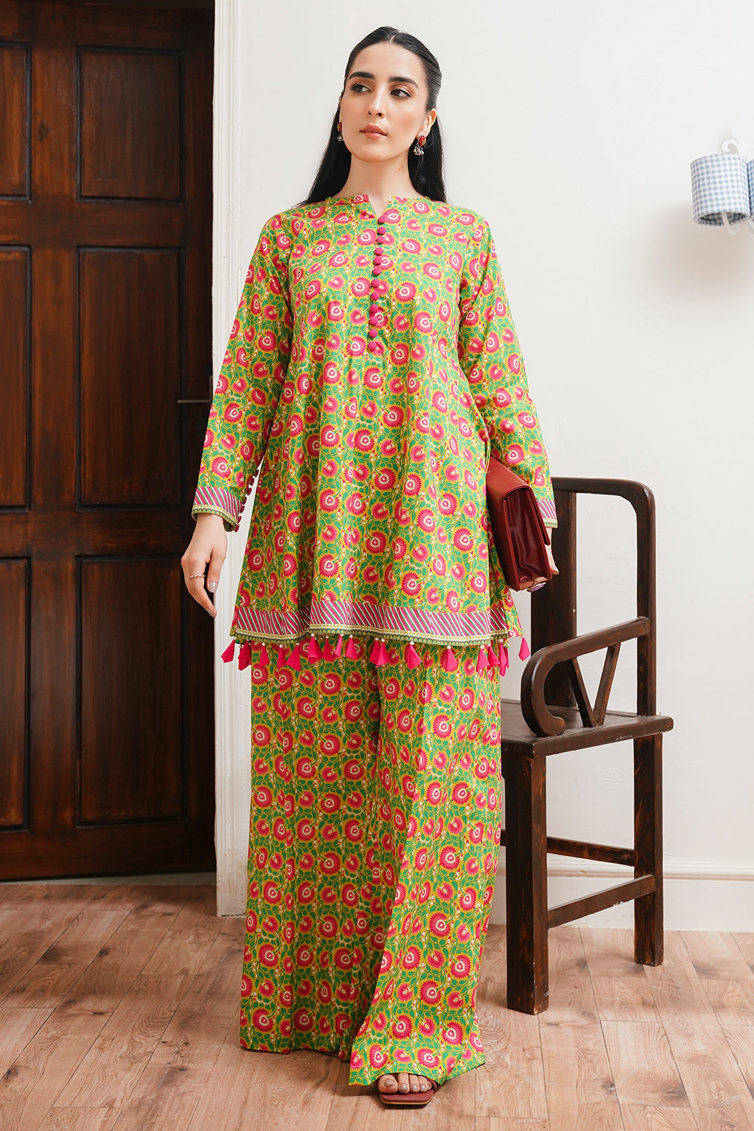 Zellbury | Unstitched 2 Piece Cambric | Shirt Shalwar - 0013 - Libasekhas