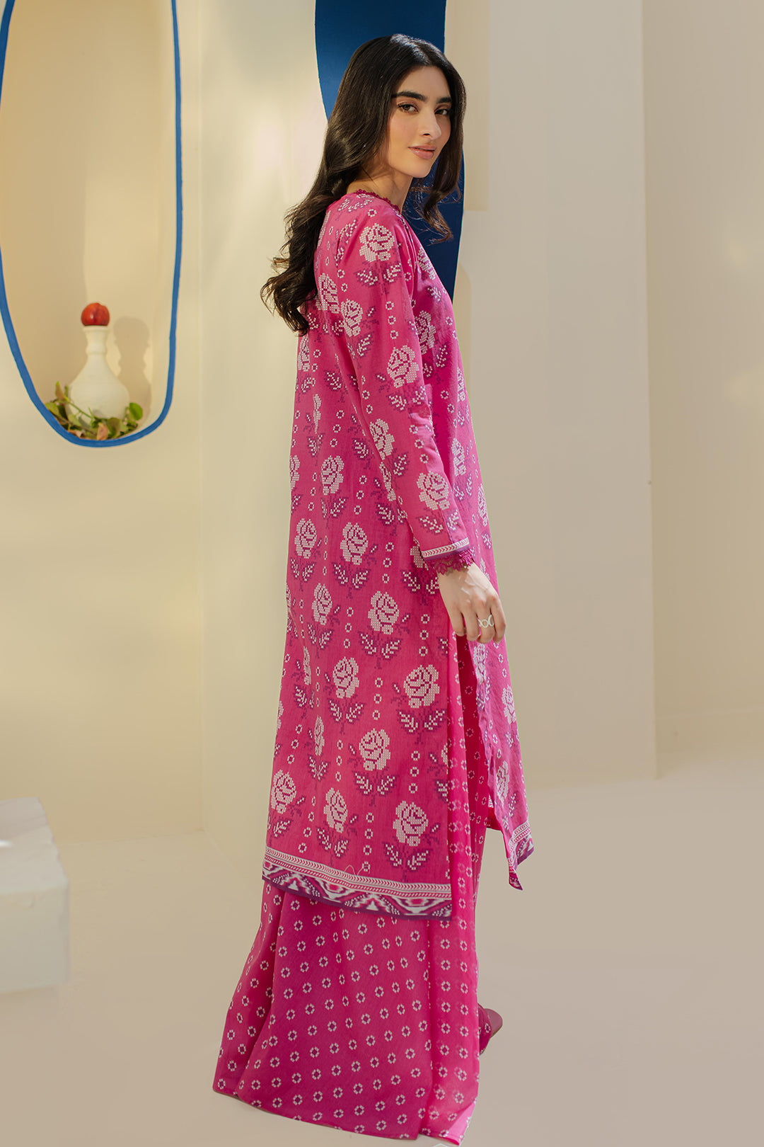 Zellbury | Unstitched 2 Piece Cambric | Shirt Shalwar - 0017 - Libasekhas