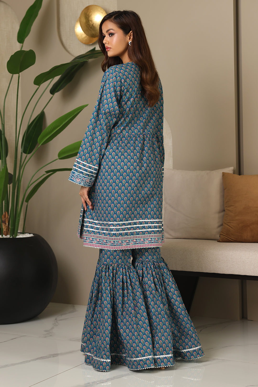 Zellbury | Unstitched 2 Piece Cambric | Shirt Shalwar - 0100 - Libasekhas
