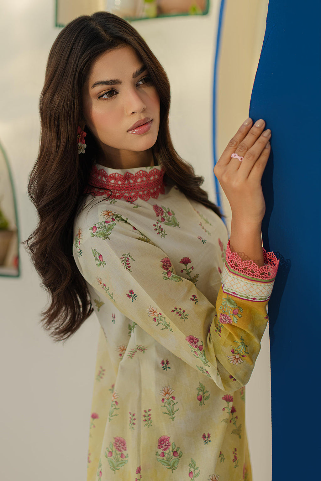 Zellbury | Unstitched 2 Piece Cambric | Shirt Shalwar - 0101 - Libasekhas