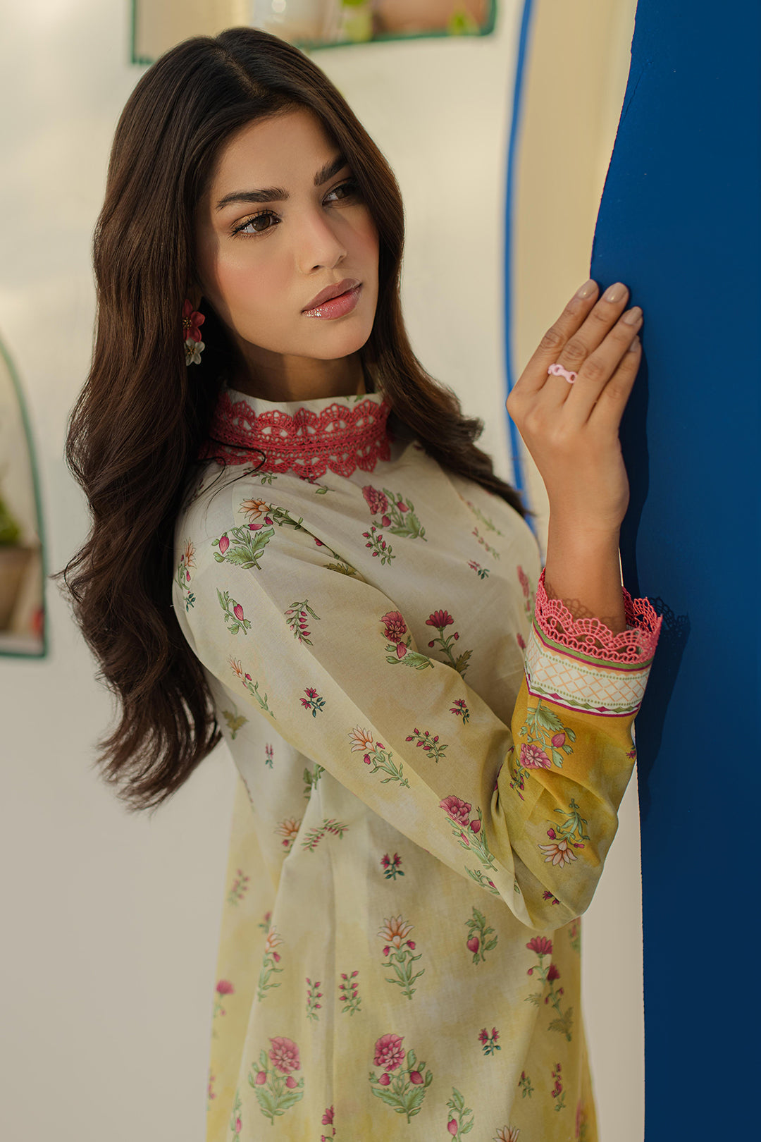 Zellbury | Unstitched 2 Piece Cambric | Shirt Shalwar - 0101 - Libasekhas