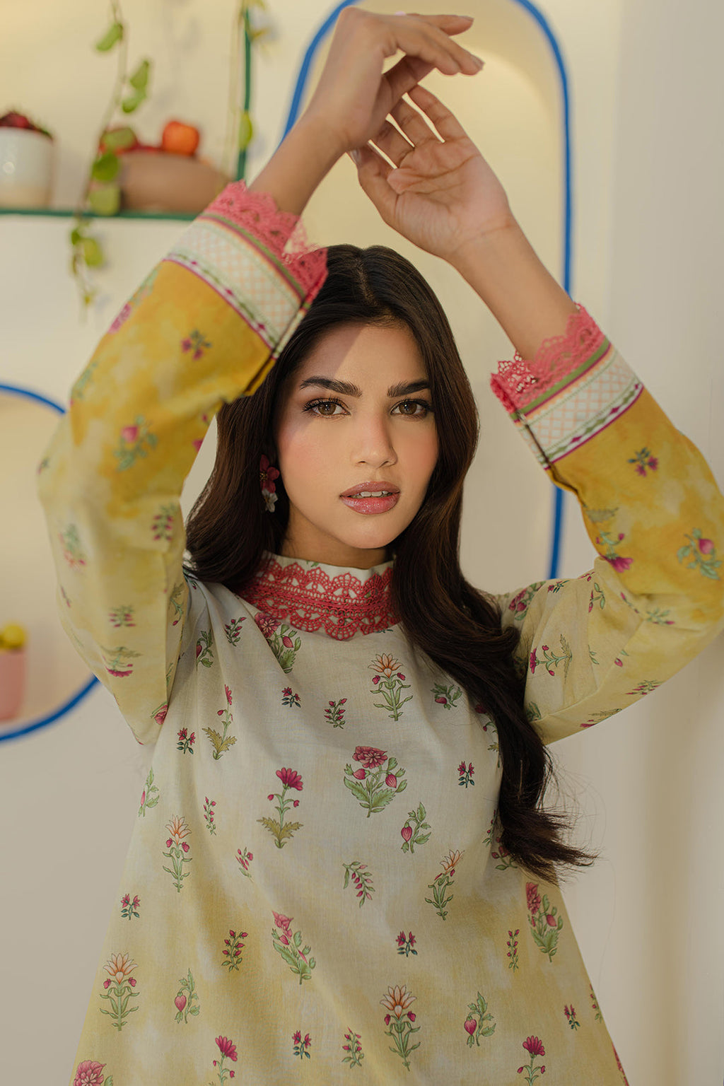 Zellbury | Unstitched 2 Piece Cambric | Shirt Shalwar - 0101 - Libasekhas